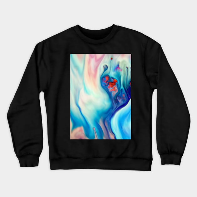 Liquid Color Crewneck Sweatshirt by Colette22